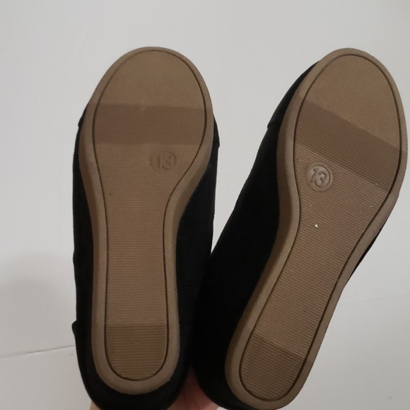 NEW Black Wedge Booties Little Girl Sz 2 & 13 Boot - Picture 6 of 7